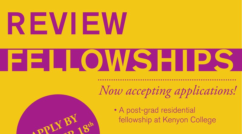 The Kenyon Review Fellowships, Flyer.