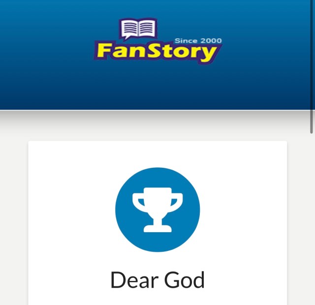 Fanstory Dear God Writing Contest 