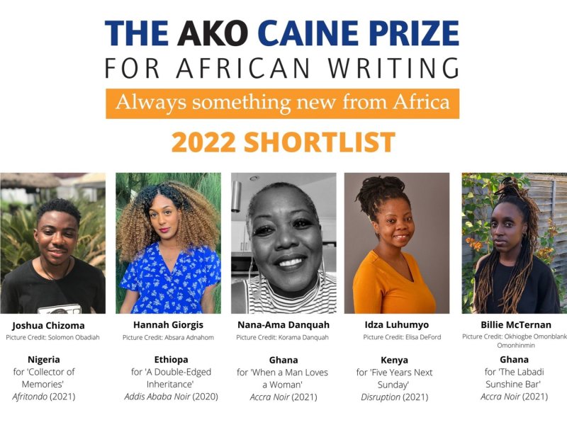 Ako Caine Prize 2022 shortlist