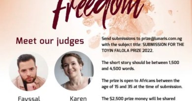 Toyin Falola Prize 2022