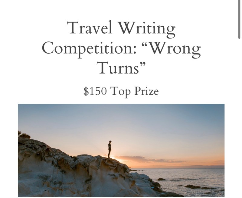 Travel Writing Competition 2022