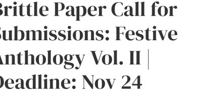 Brittle Paper Call for Submissions