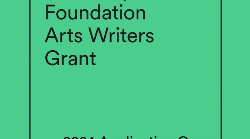 The Arts Writers Grant