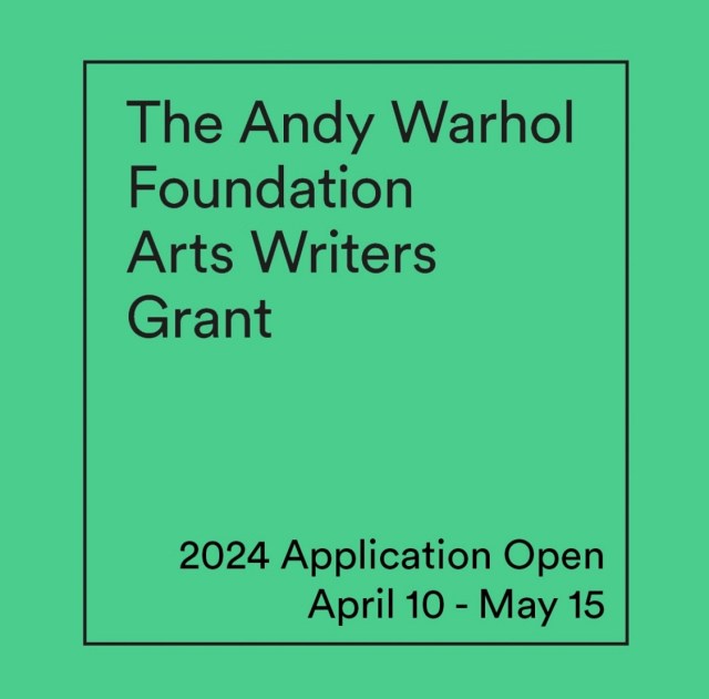 The Arts Writers Grant