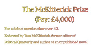 The McKitterick Prize/ How To Submit (Pay: £4,000)