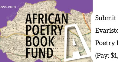 The Evaristo African Poetry Prize/ How To Submit (Pay: $1,500)