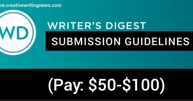 Writer's Digest Is Accepting Submissions/ How To Submit (Pay: $50-$100)