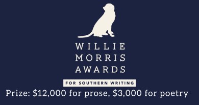 Submissions for The Willie Morris Award For Southern Writing