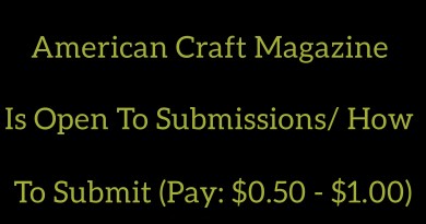 Submission Information for the American Craft Magazine