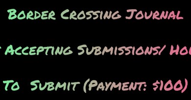 Submission Information for Border Crossing Journal