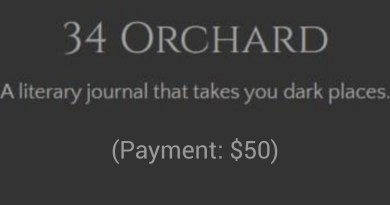 34 Orchard Journal Is Accepting Submissions/ How To Submit