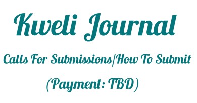 Kweli Journal Calls For Submissions