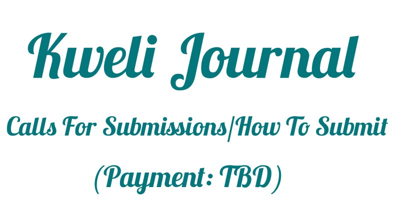 Kweli Journal Calls For Submissions