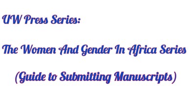 The Women And Gender In Africa Series/ Guide to Submitting Manuscripts