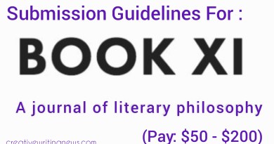 Book XI Literary Journal is accepting submissions