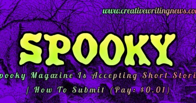 Spooky Magazine Is Accepting Short Stories/ How To Submit (Pay: $0.01)