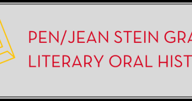 Jean Stein Grant for literary oral history