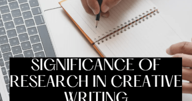 Research in Creative Writing