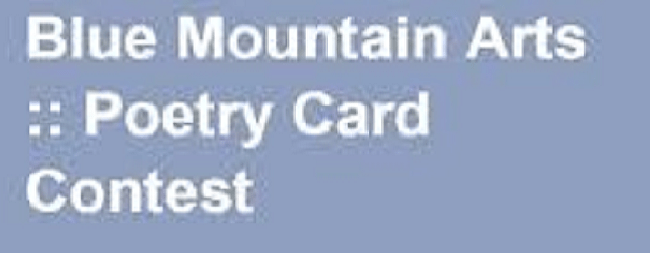 Blue Mountain Arts Poetry Card Contest