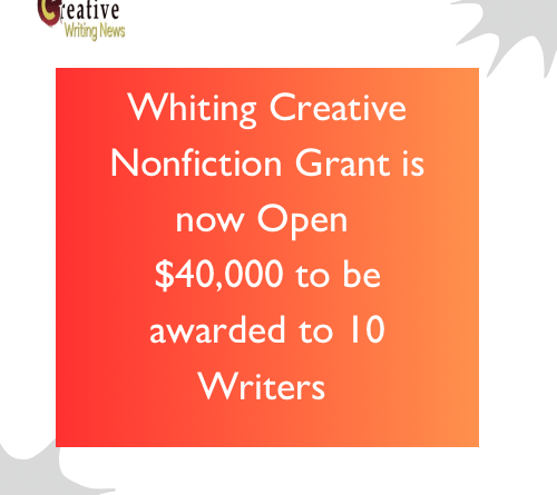 Whiting Creative Nonfiction Grant