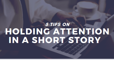 holding-attention in a short-story