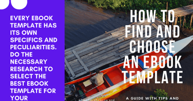 How to choose an ebook template