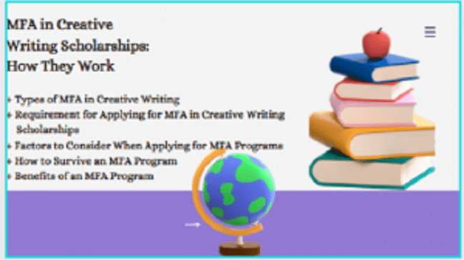 MFA in Creative Writing Scholarships