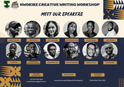 Nwokike Creative Writing Workshop Speakers