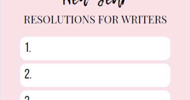 Resolutions for Writers