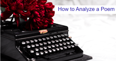 how to analyze a poem