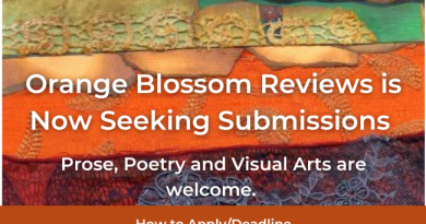 Orange Blossom Review Submissions