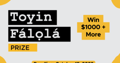 Toyin Falola Prize 2023