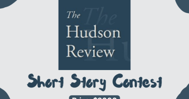 Hudson Review Short Story Contest