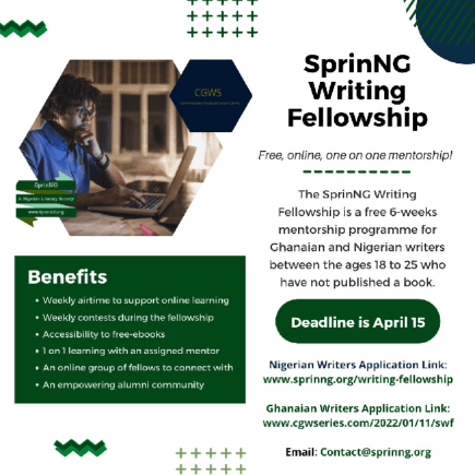 SprinNG Writing Fellowship 2023