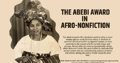 The Abebi Award in Afro-Nonfiction