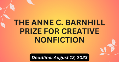 The Anne C. Barnhill Prize for Creative Nonfiction