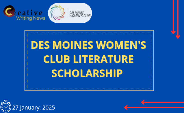 Des Moines Women's Club Literature Scholarship flyer