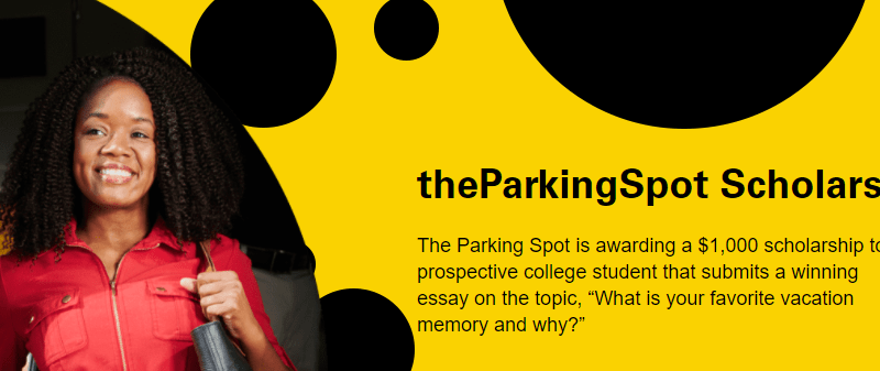 the parking spot travel writing scholarship