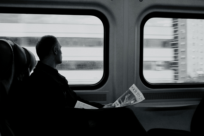 Personal Write space on train